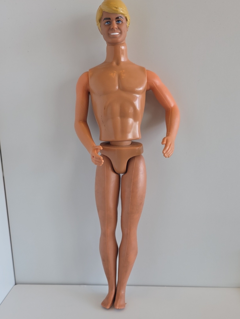 Vintage Mattel Ken Barbie Doll Marked Hong Kong 1968 -For Parts Only